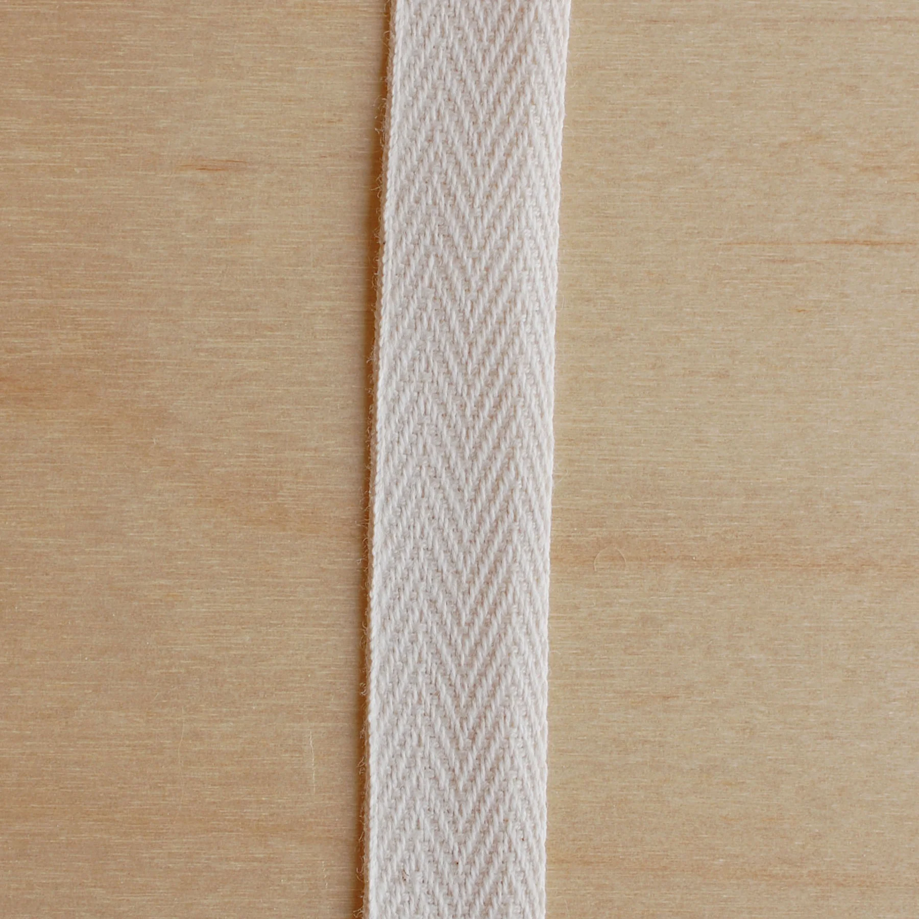 0.5in Cotton Twill Tape Natural (12mm)