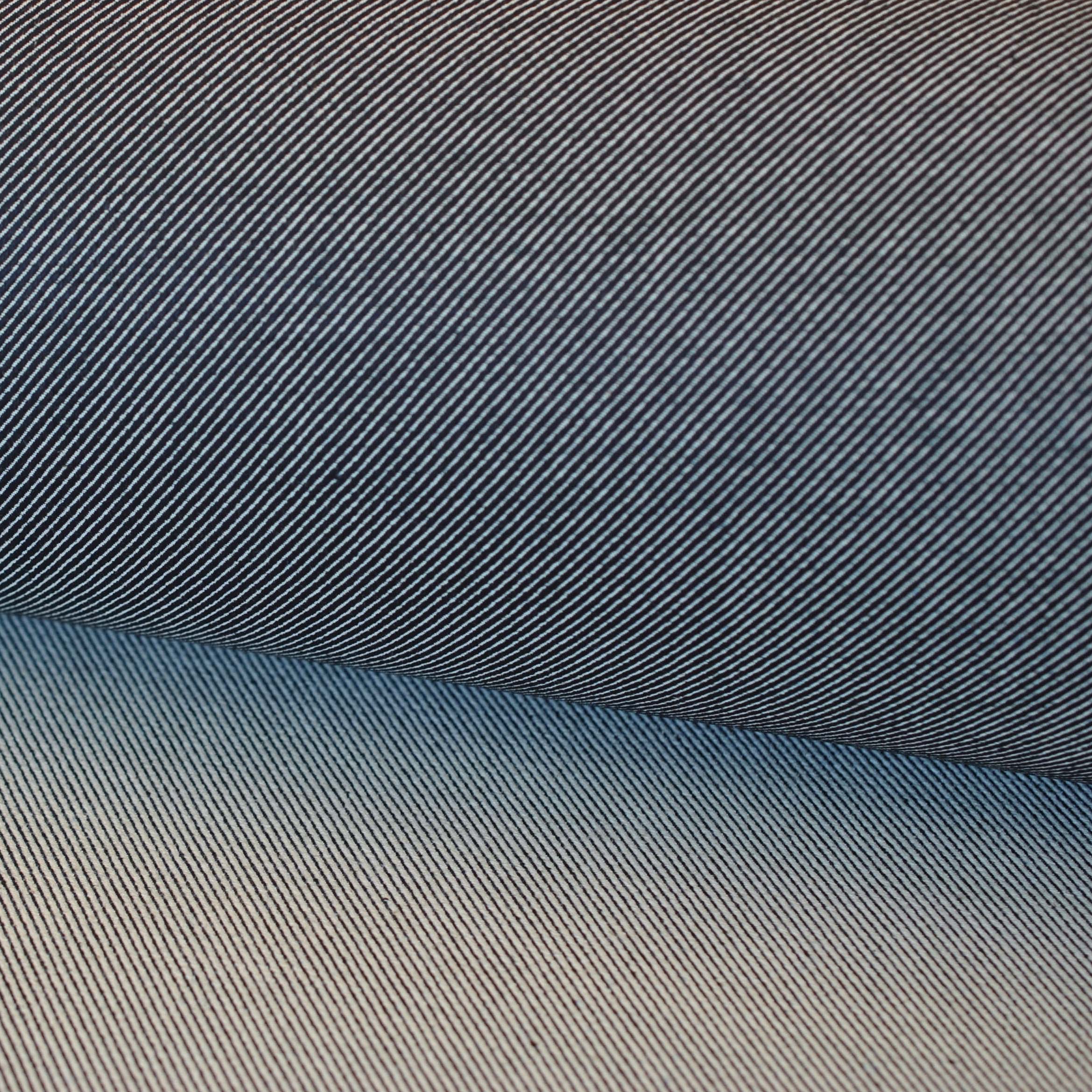 12oz Refined Twill Denim in Black - Image 2