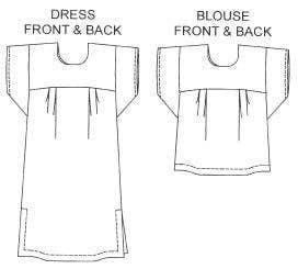 Folkwear Old Mexico Dress Pattern - Image 6