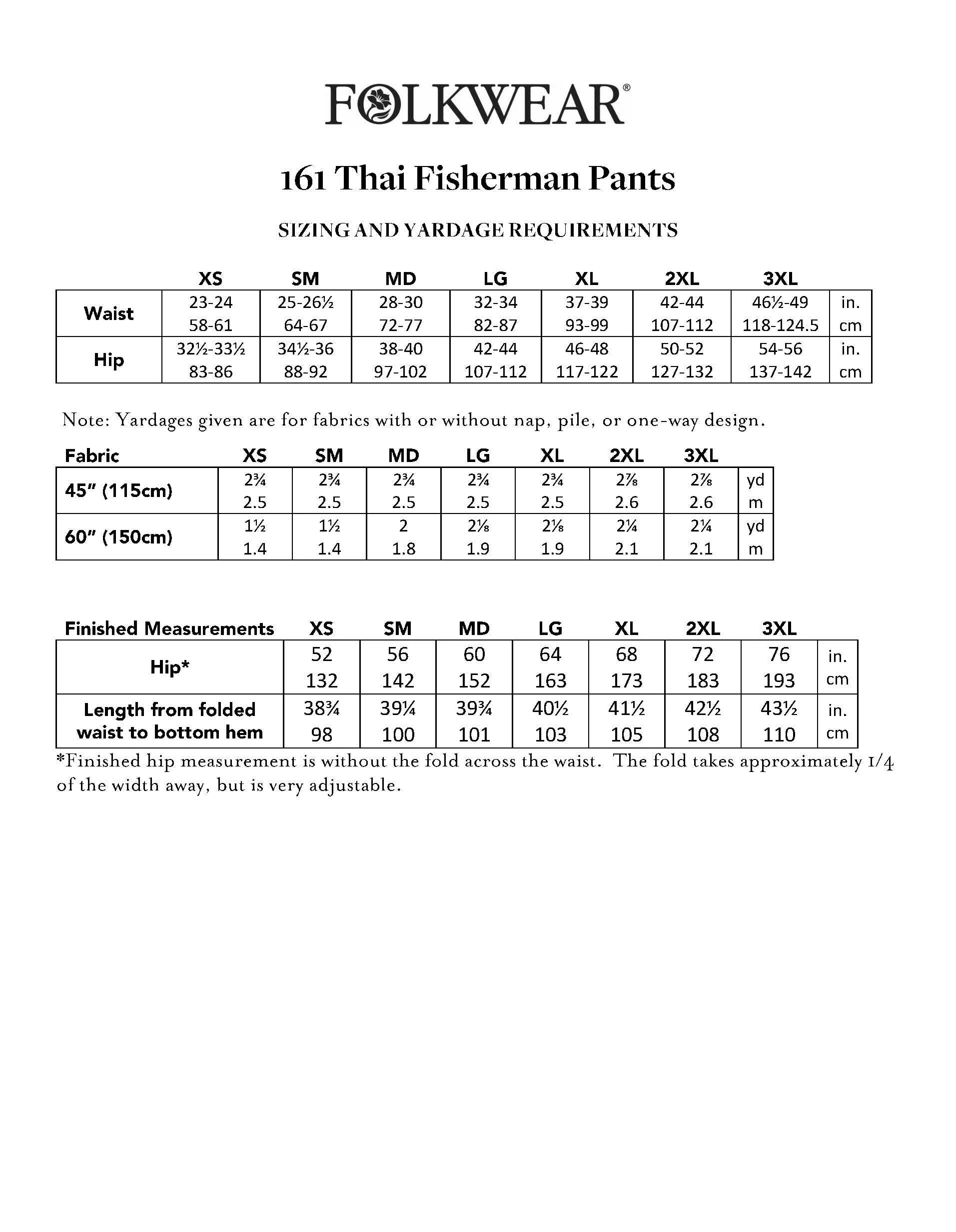 Folkwear Thai Fisherman Pants Pattern - Image 14