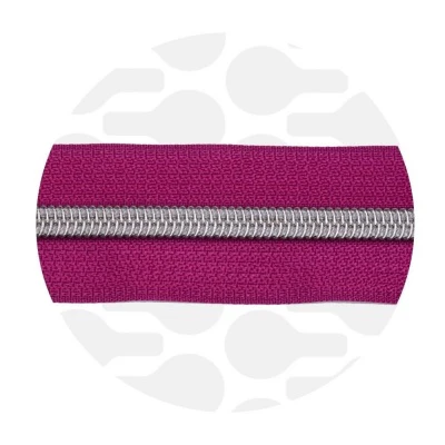 #5 Zipper Tape Precut 1m Length to Match Mora Faux Leather - Image 2