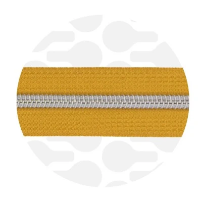 #5 Zipper Tape Precut 1m Length to Match Mora Faux Leather - Image 5