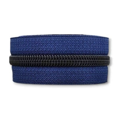 #5 Zipper Tape Precut 1m Length to Match Mora Faux Leather - Image 6