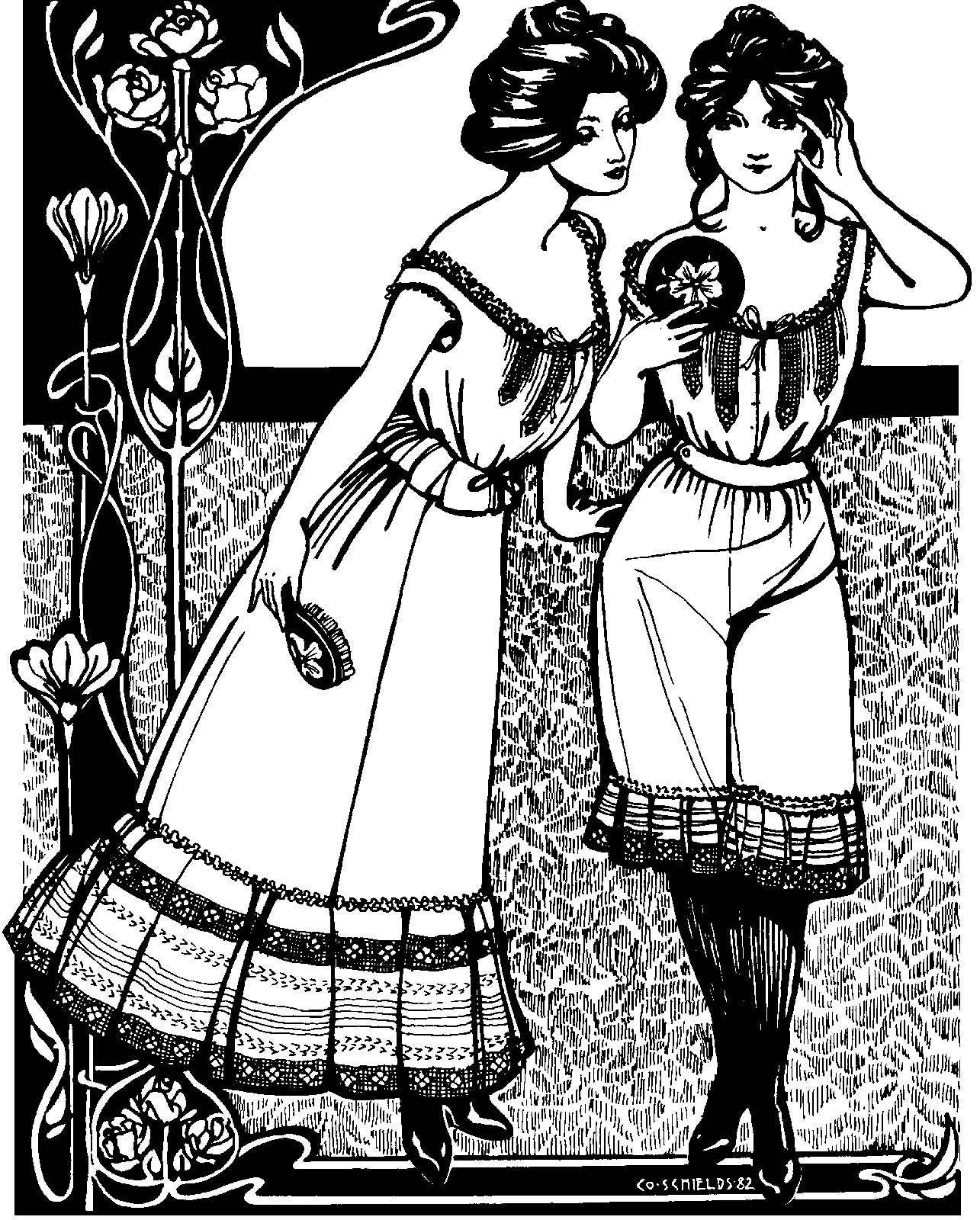 Folkwear Edwardian Underthings Pattern - Image 12