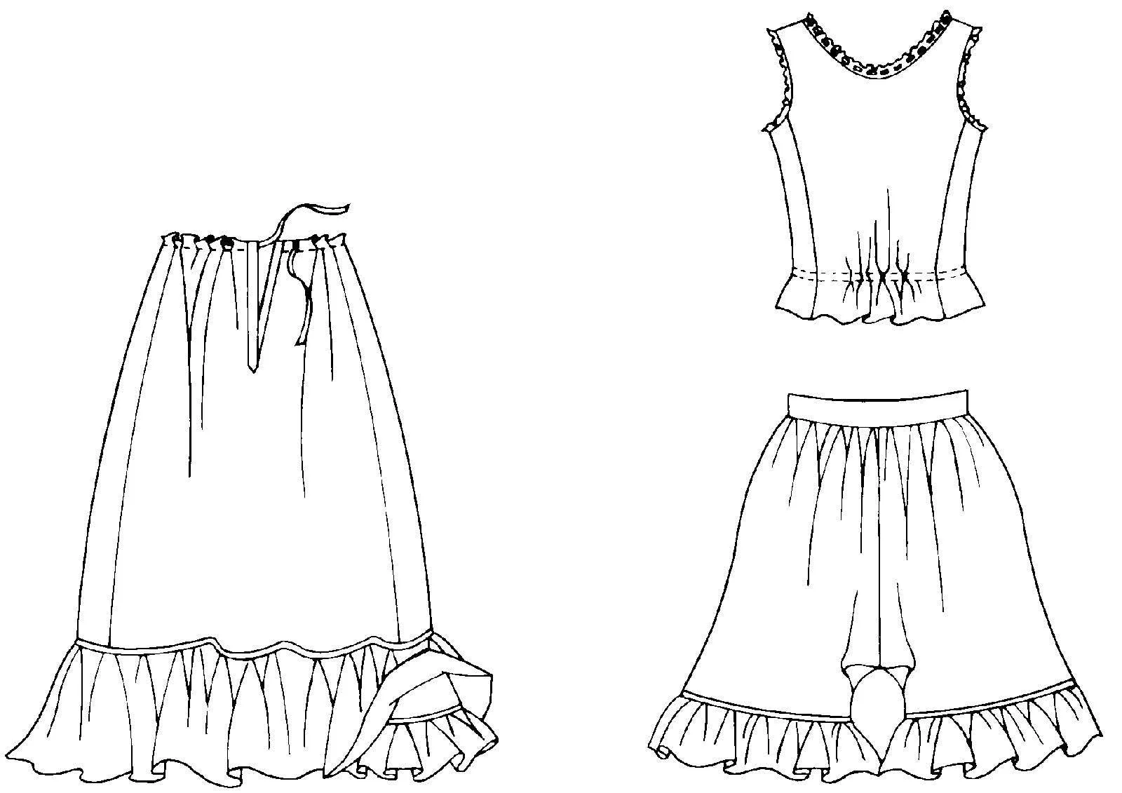 Folkwear Edwardian Underthings Pattern - Image 13