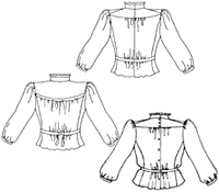 Folkwear Gibson Girl Blouse Pattern - Image 11