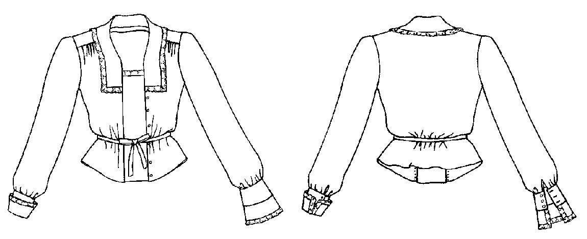 Folkwear Armistice Blouse Pattern - Image 9