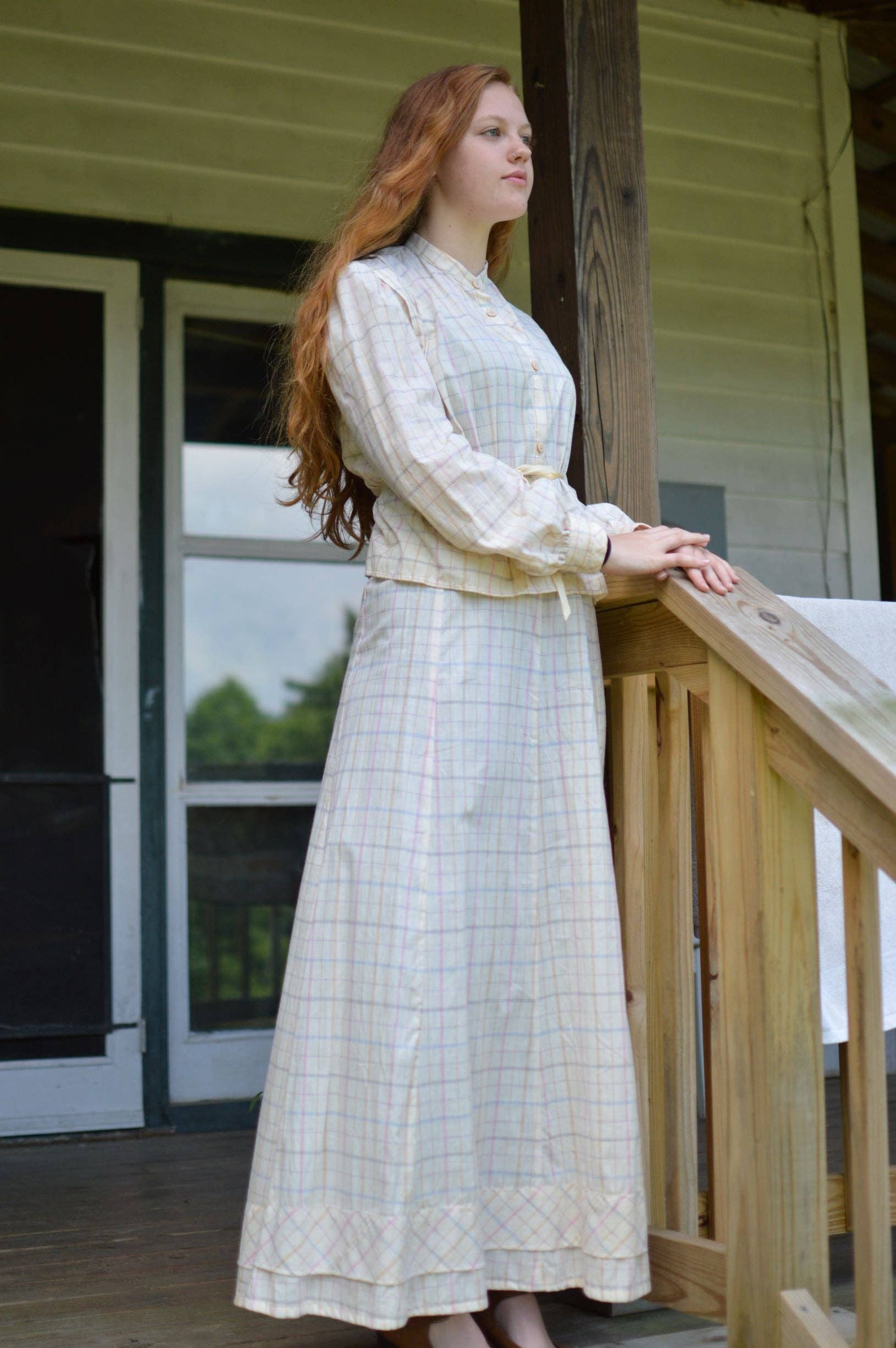 Folkwear Schoolmistress' Shirtwaist & Skirt Pattern - Image 8