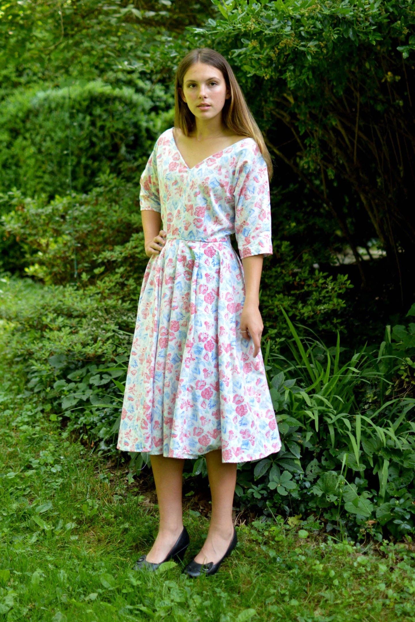 Folkwear Fifties' Fit and Flair Dress Pattern - Image 3