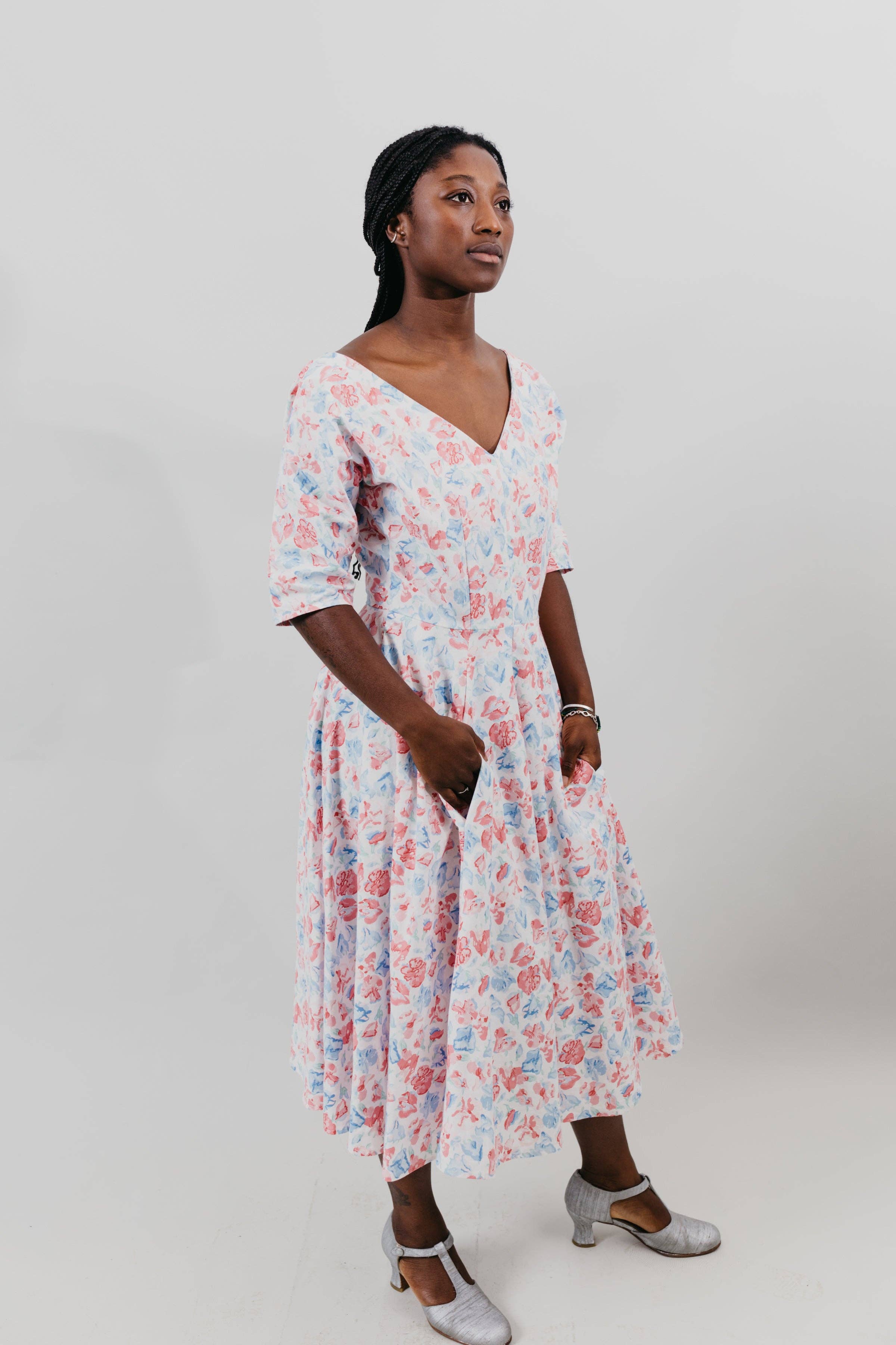 Folkwear Fifties' Fit and Flair Dress Pattern - Image 5