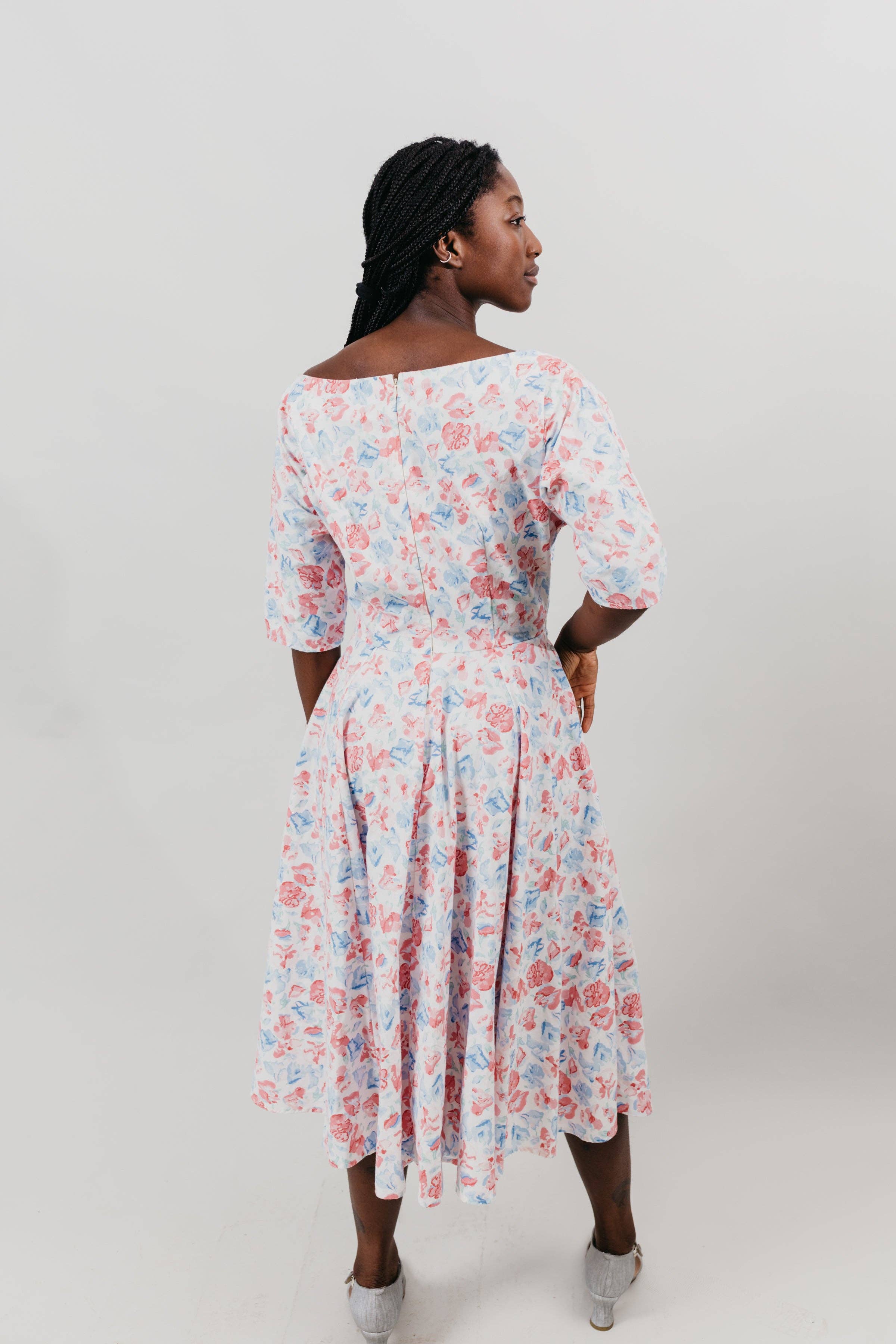 Folkwear Fifties' Fit and Flair Dress Pattern - Image 6