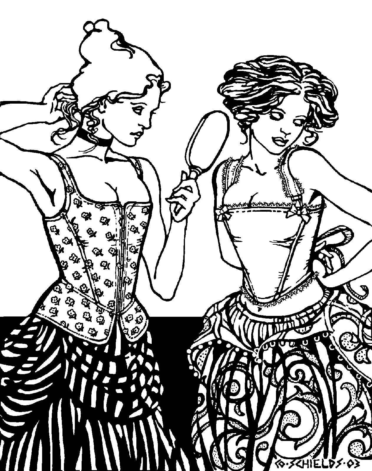 Folkwear M'Lady's Corset Pattern - Image 11