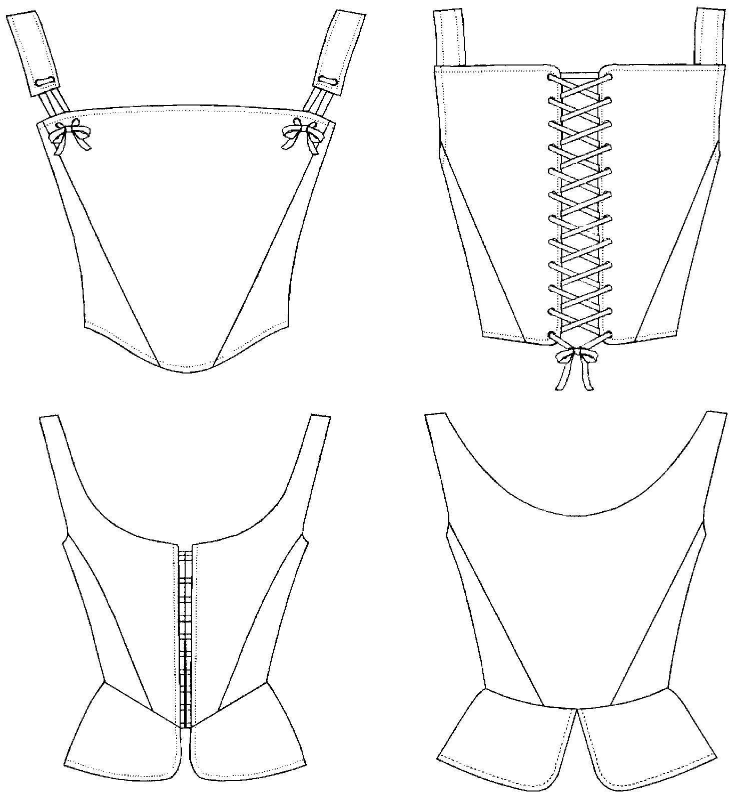 Folkwear M'Lady's Corset Pattern - Image 12
