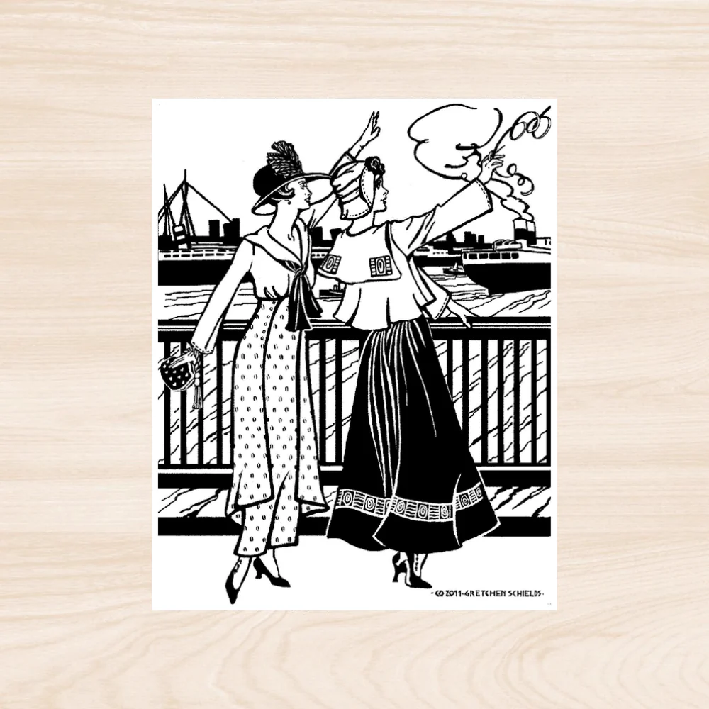 Folkwear Metro Middy Blouse Pattern