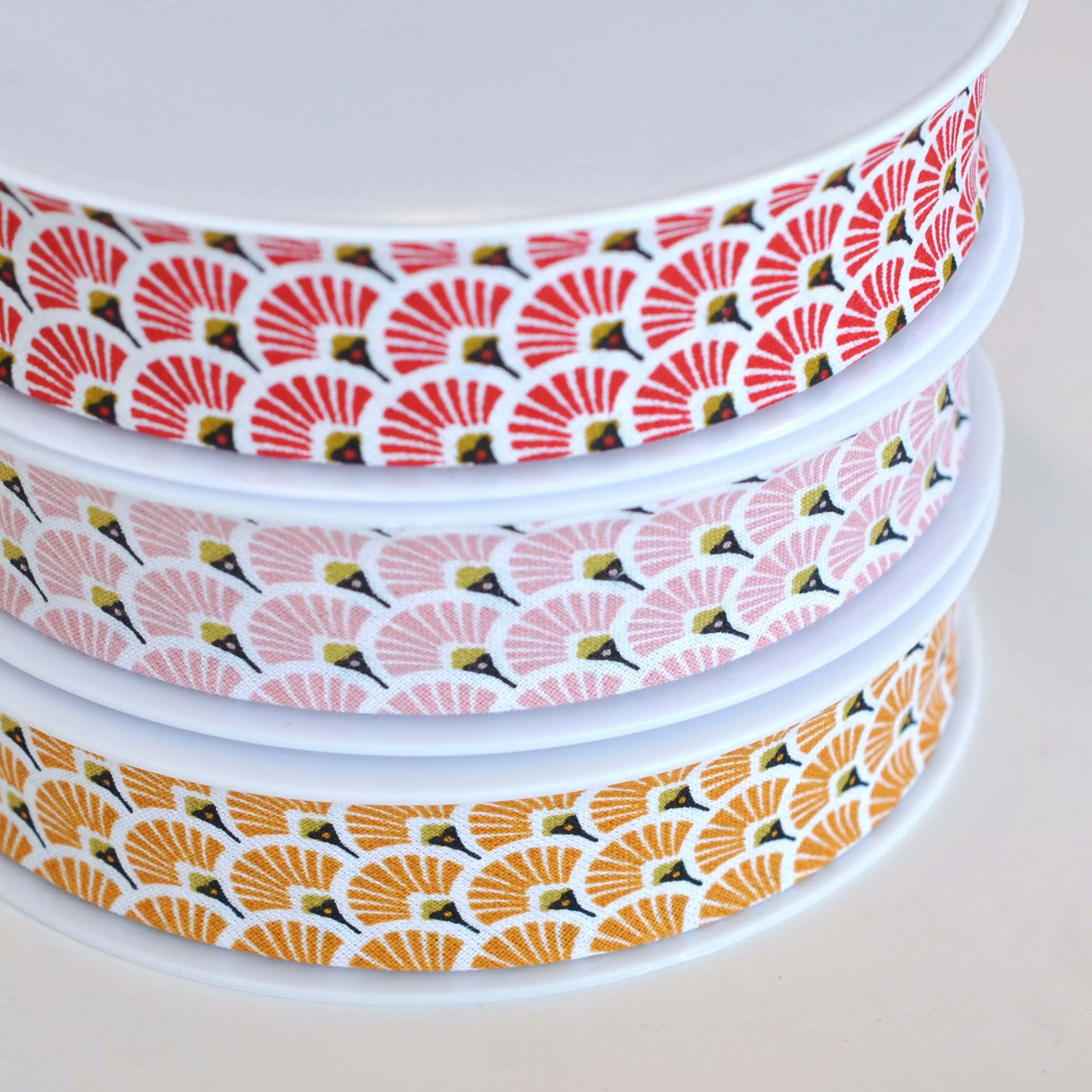 27mm Art Deco Print Bias Tape