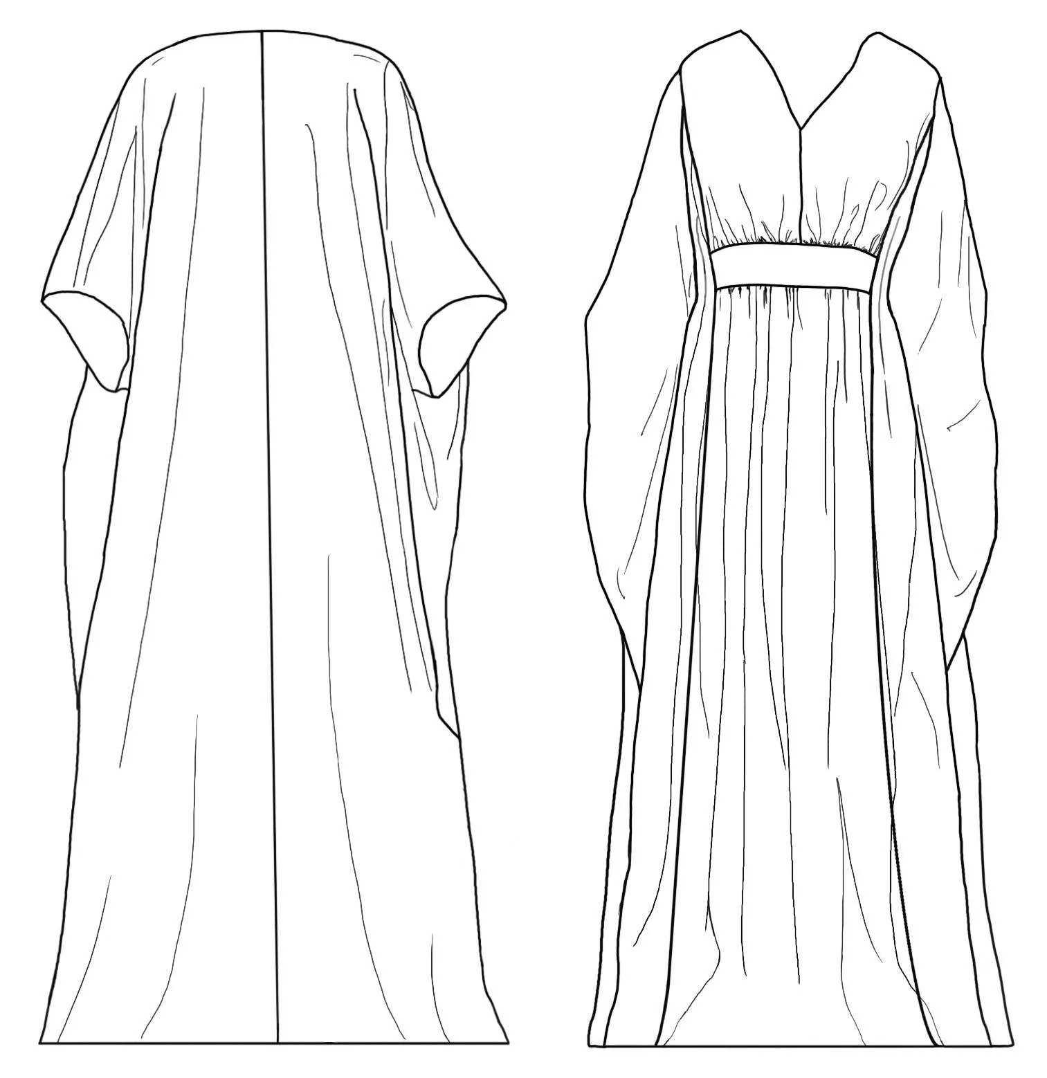 Folkwear Resort Kaftan Pattern - Image 13