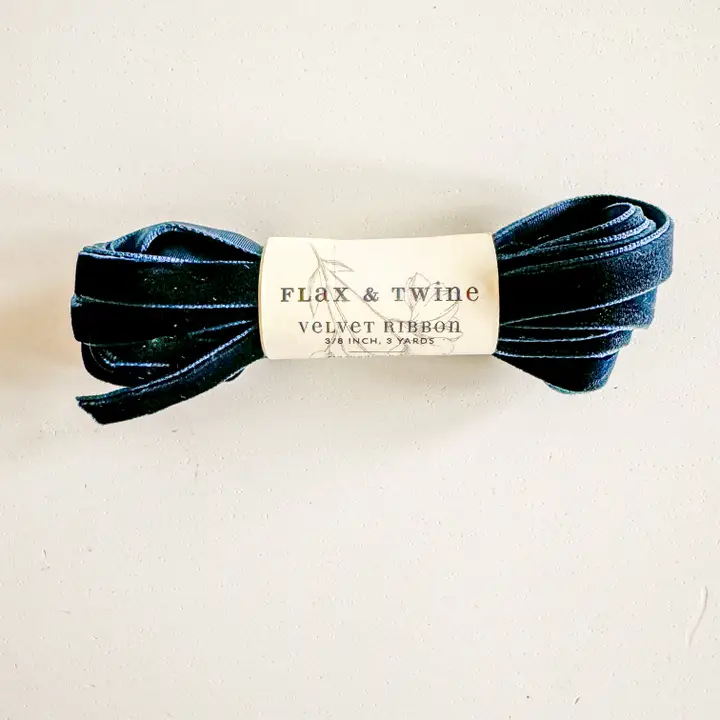 3/8" Velvet Ribbon in 3 Yard Bundle- Assorted Colours - Image 9