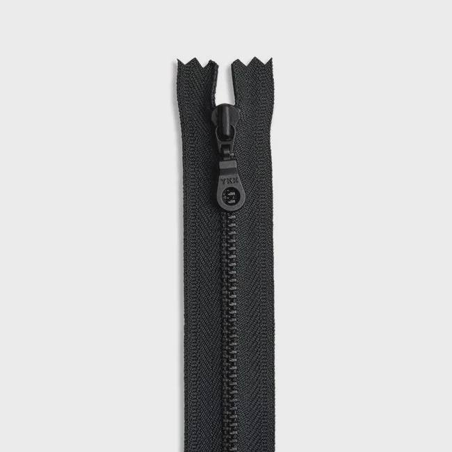 #4.5 Black Oxide Nickel Metal Zipper Black Tape - various lengths