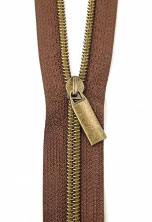 #5 Zipper Tape by the Yard - 3 Yards Nylon Antique Coil with 9 Pulls - Image 4