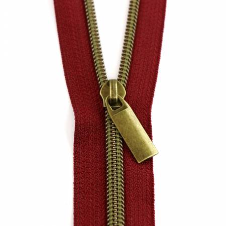 #5 Zipper Tape by the Yard - 3 Yards Nylon Antique Coil with 9 Pulls - Image 9