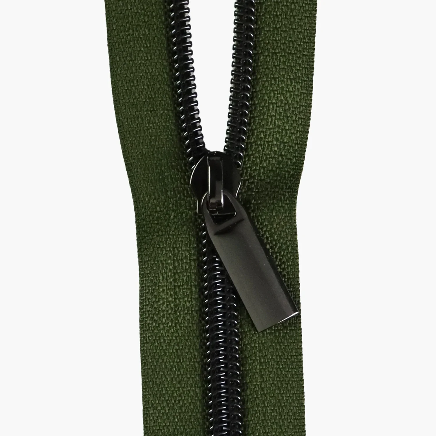 #5 Zipper Tape by the Yard - 3 Yards Nylon Gunmetal Coil with 9 Pulls - Image 12