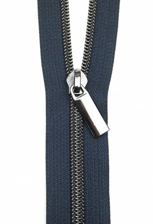 #5 Zipper Tape by the Yard - 3 Yards Nylon Gunmetal Coil with 9 Pulls - Image 8