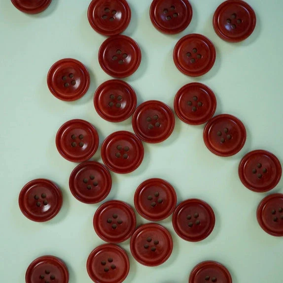 7/8" Corozo Nut Button - 6 pack - Image 3