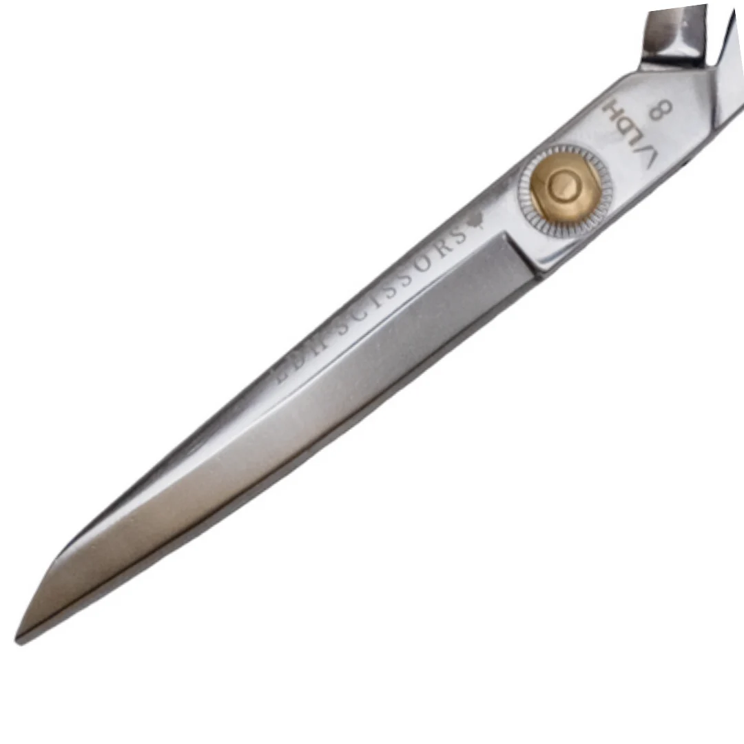 8" True Left-handed Classic Silver Fabric Scissors - Image 3