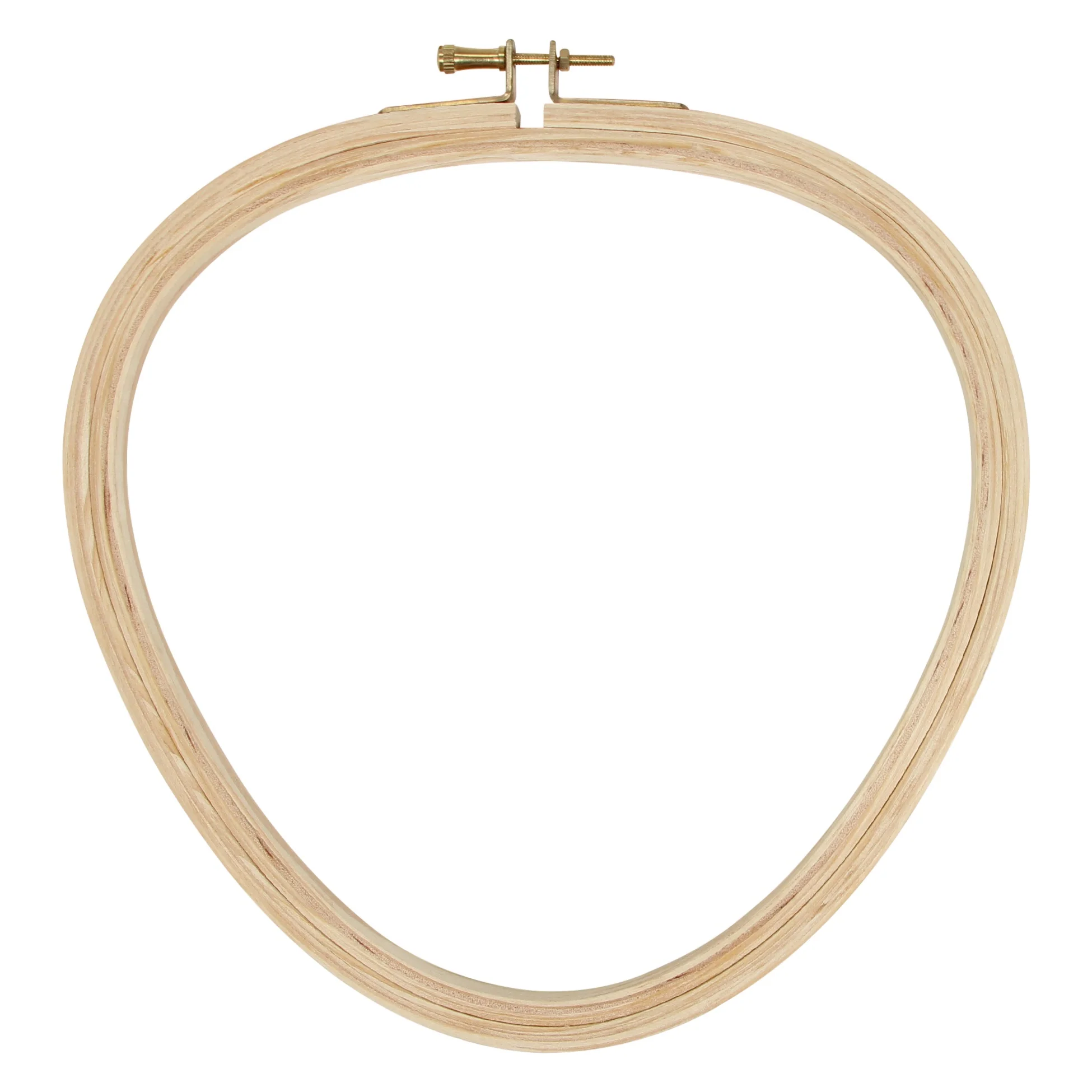 8" (20 cm) Wooden Triangle Embroidery Hoop