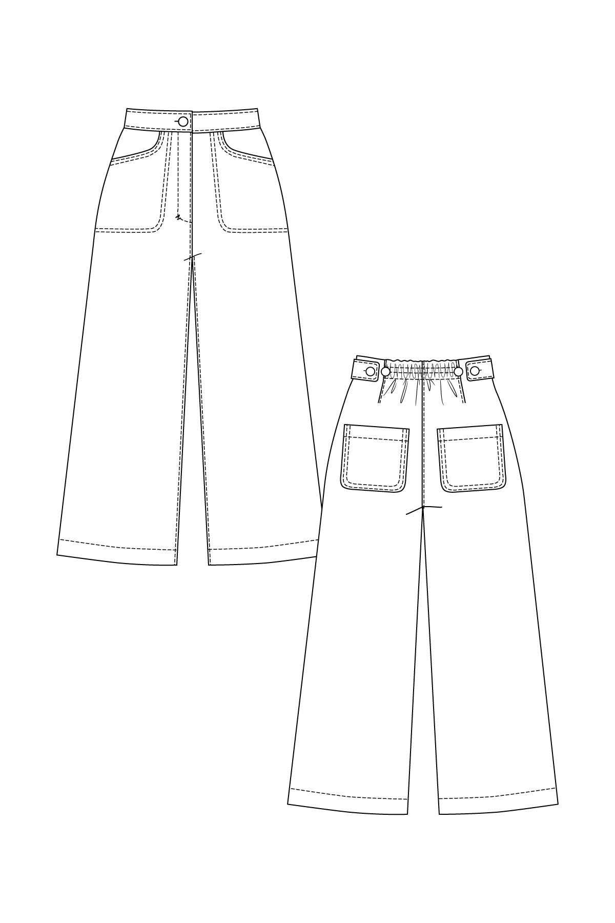 Named Clothing AINA trousers & culottes US0-24 - PDF Pattern - Image 7