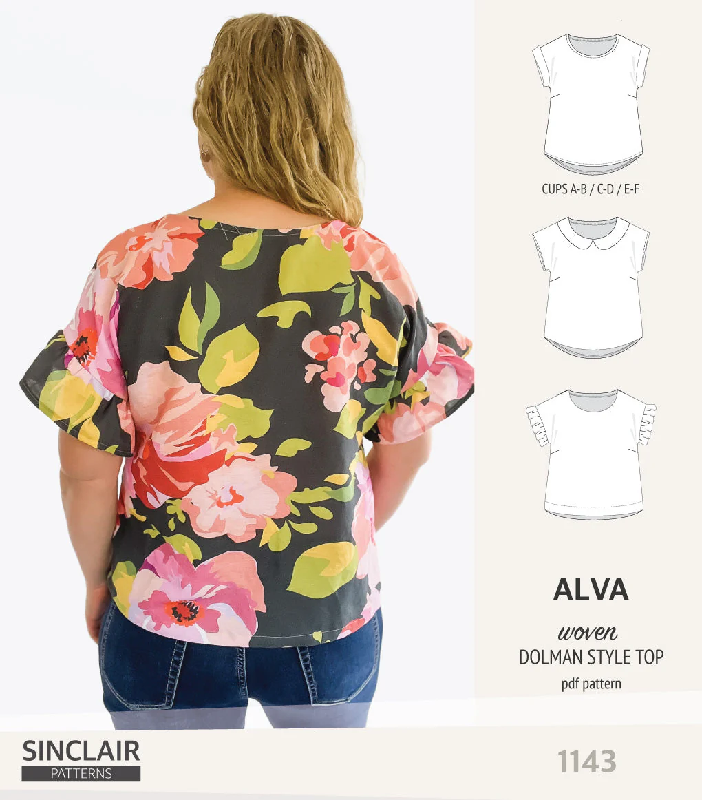 Sinclair Patterns Alva Top - US 0-30 - PDF Pattern - Image 2