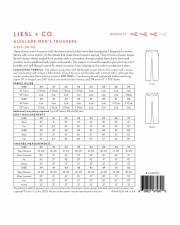 Liesl + Co Alvalade Men's Trousers - Image 10