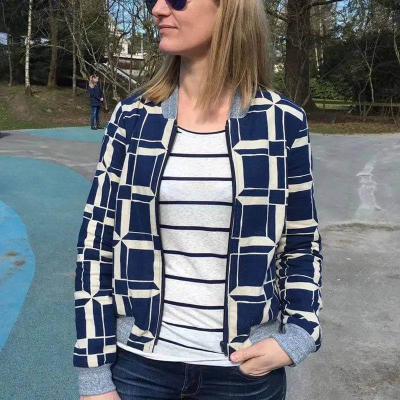 Wardrobe By Me Amelia Bomber Jacket - US 0-24 - PDF Pattern - Image 10