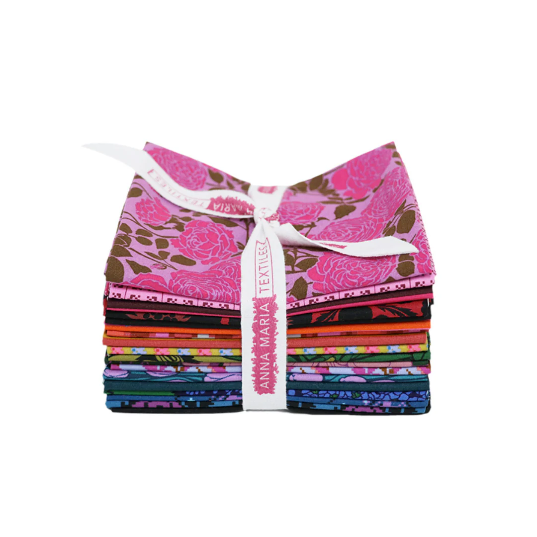 Anna Maria Textiles Colourway Precuts No.4 Fat Quarter Bundle in Lush