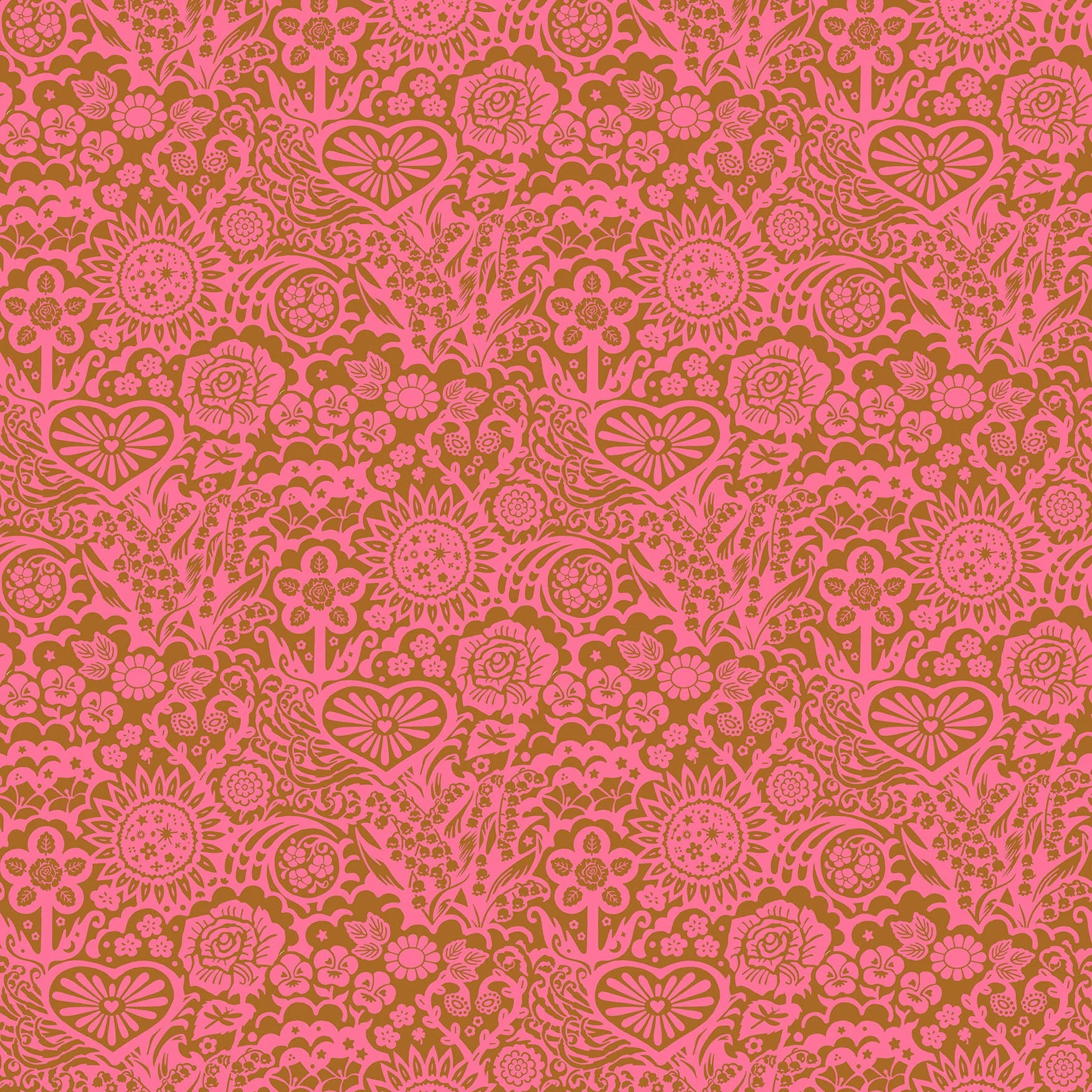 Anna Maria Textiles Yesterday Big Heaven in Coral