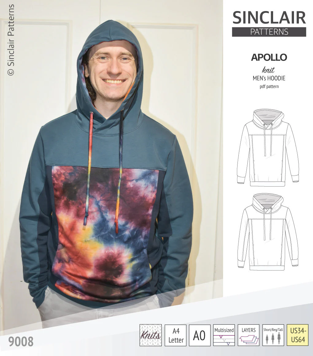 Sinclair Patterns Apollo Hoodie - XS-5XL - PDF Pattern - Image 33