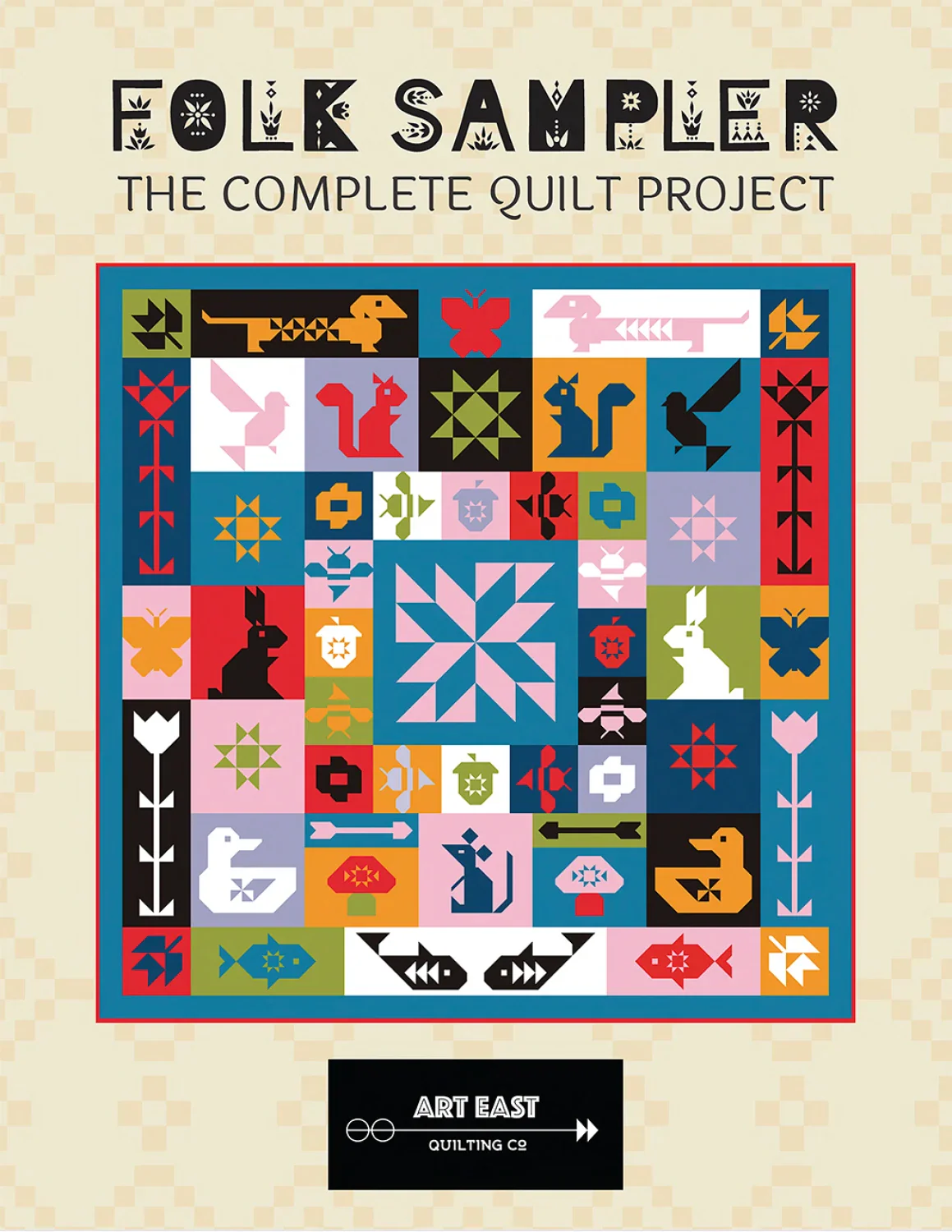 Art East Quilt Company Folk Sampler Quilt Pattern - Image 2