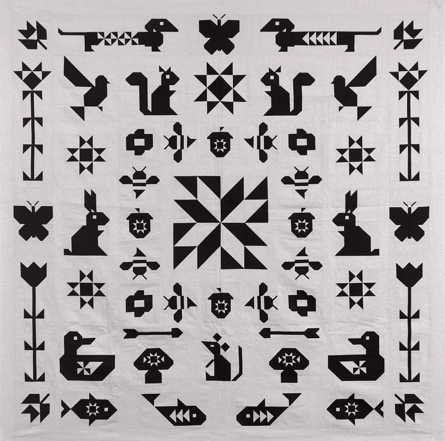 Art East Quilt Company Folk Sampler Quilt Pattern - Image 4