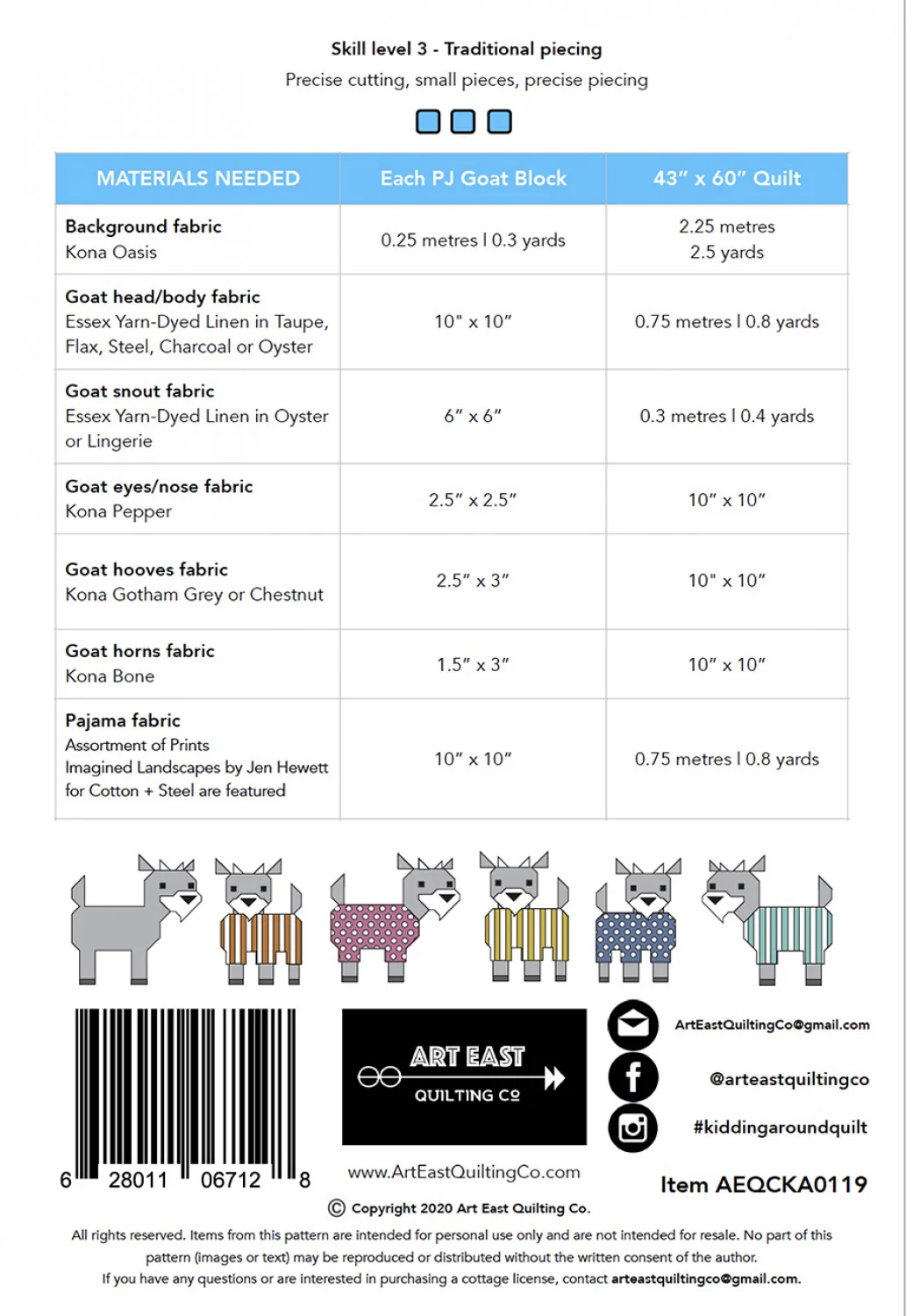 Art East Quilt Company Kidding Around Quilt Pattern - Image 3