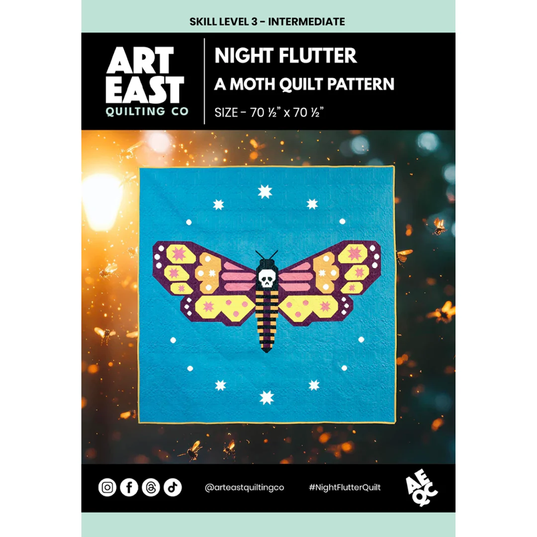 Art East Quilt Company Night Flutter Quilt Pattern - Image 2
