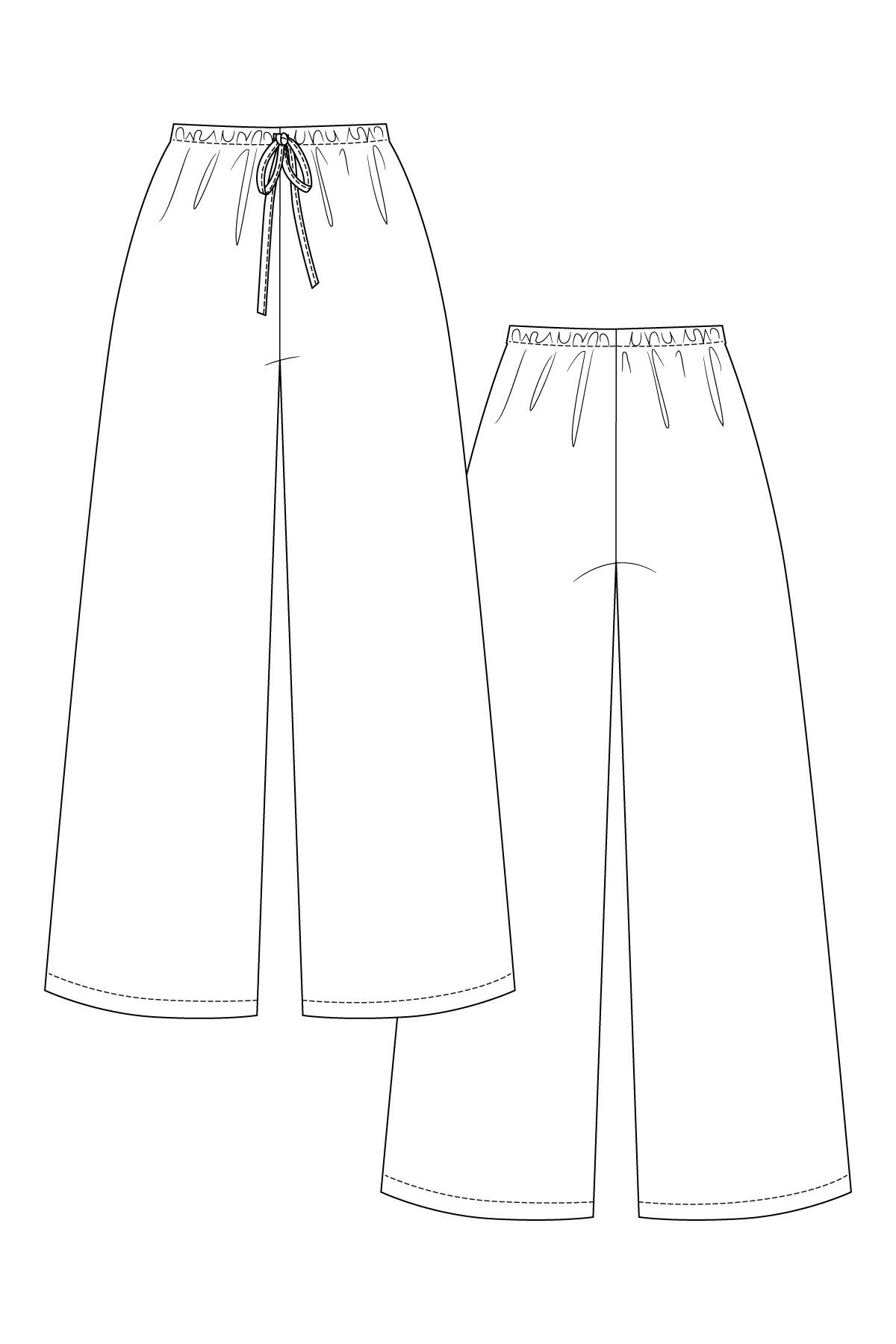 Named Clothing AULIO elastic waist shorts & trousers XS-XXL - PDF Pattern - Image 11