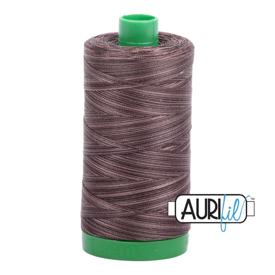 Aurifil Mako Cotton Thread Variegated 40wt 1094yds/1000m Mocha Mousse - #4671