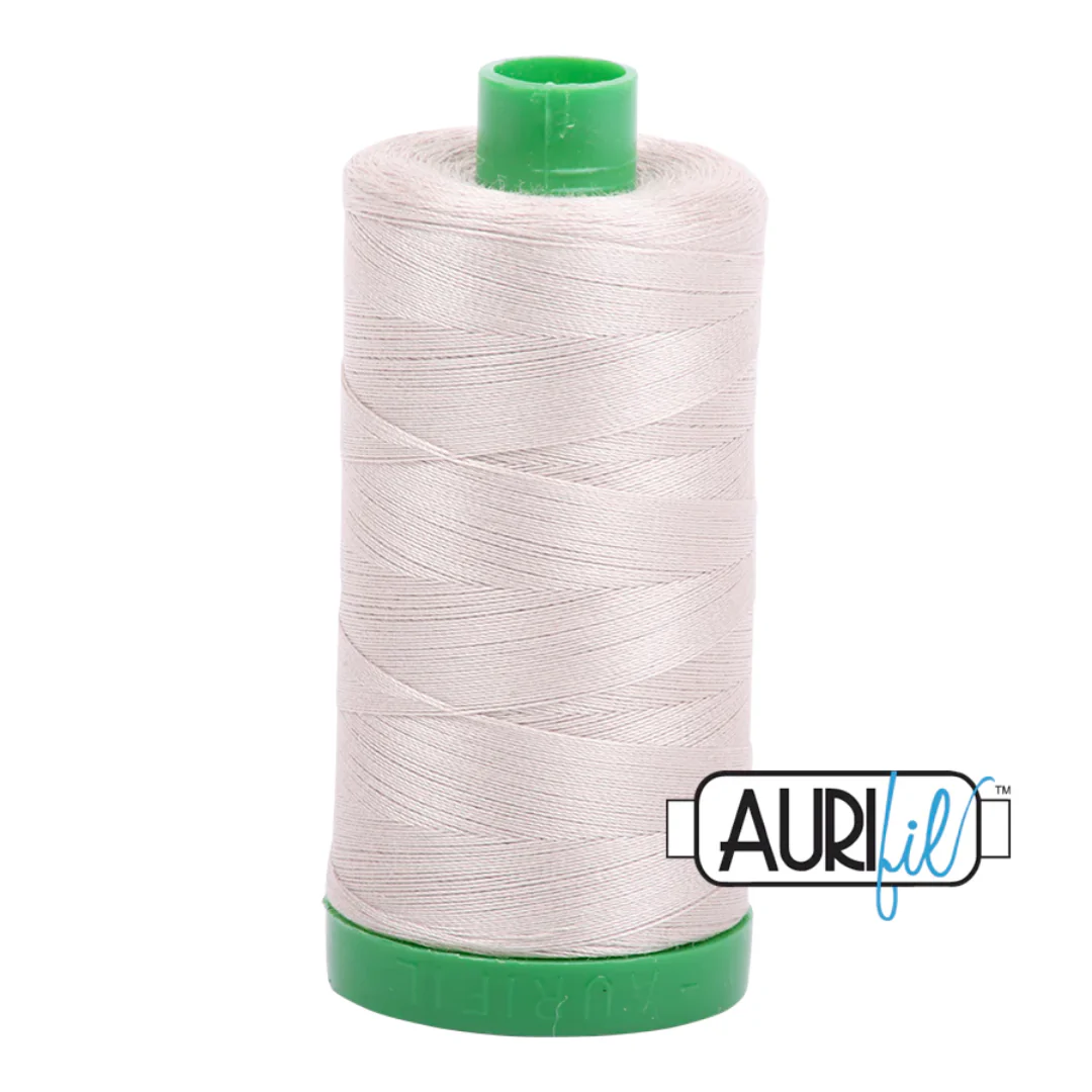 Aurifil Mako Cotton Thread Solid 40wt 1094yds/1000m Pewter - #6711