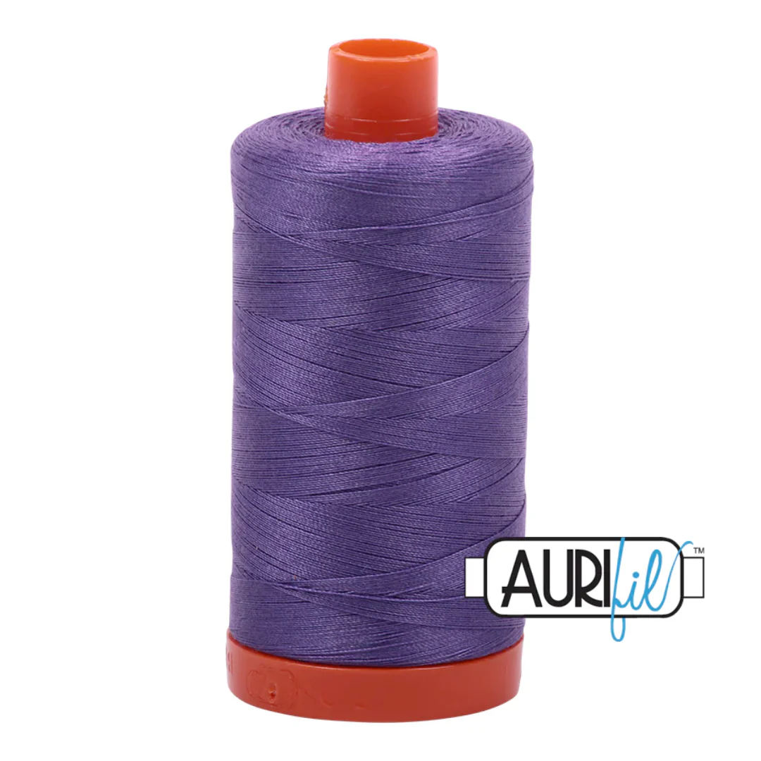 Aurifil Mako Cotton Thread Solid 50wt 1422yds/1300m Dusty Lavender - #1243