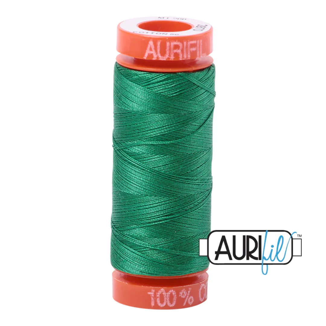Aurifil Mako Cotton Thread Solid 50wt 220yds Green - #2870