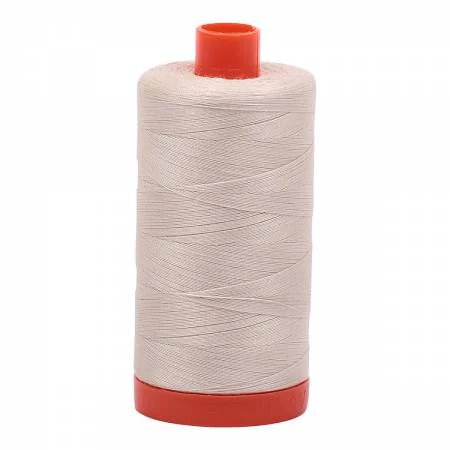 Aurifil Mako Cotton Thread Solid 50wt 1422yds/1300m Light Beige - #2310