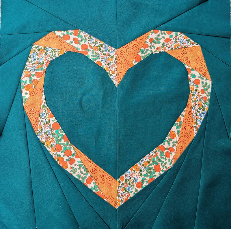 Aurora + Holly Love Foundation Paper Piecing Wall Hanging Pattern - Image 3