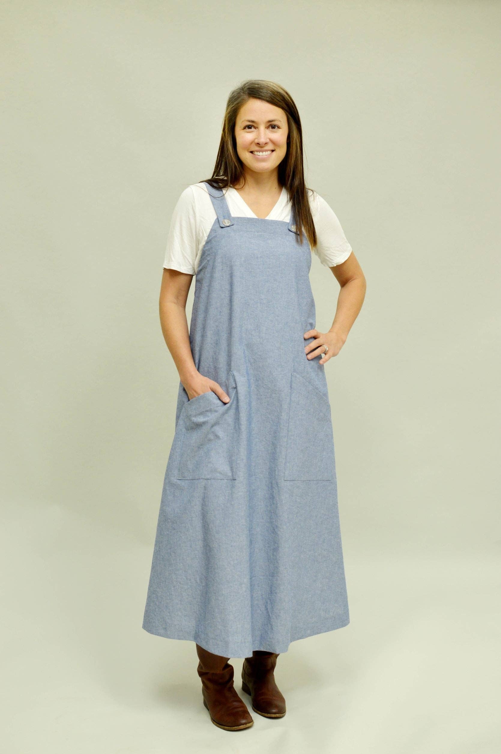 Folkwear Basics Pinafore Dress Pattern - Image 2