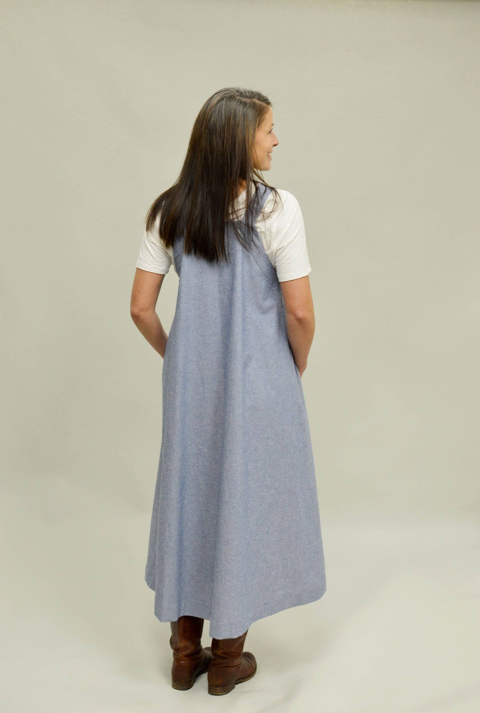 Folkwear Basics Pinafore Dress Pattern - Image 3