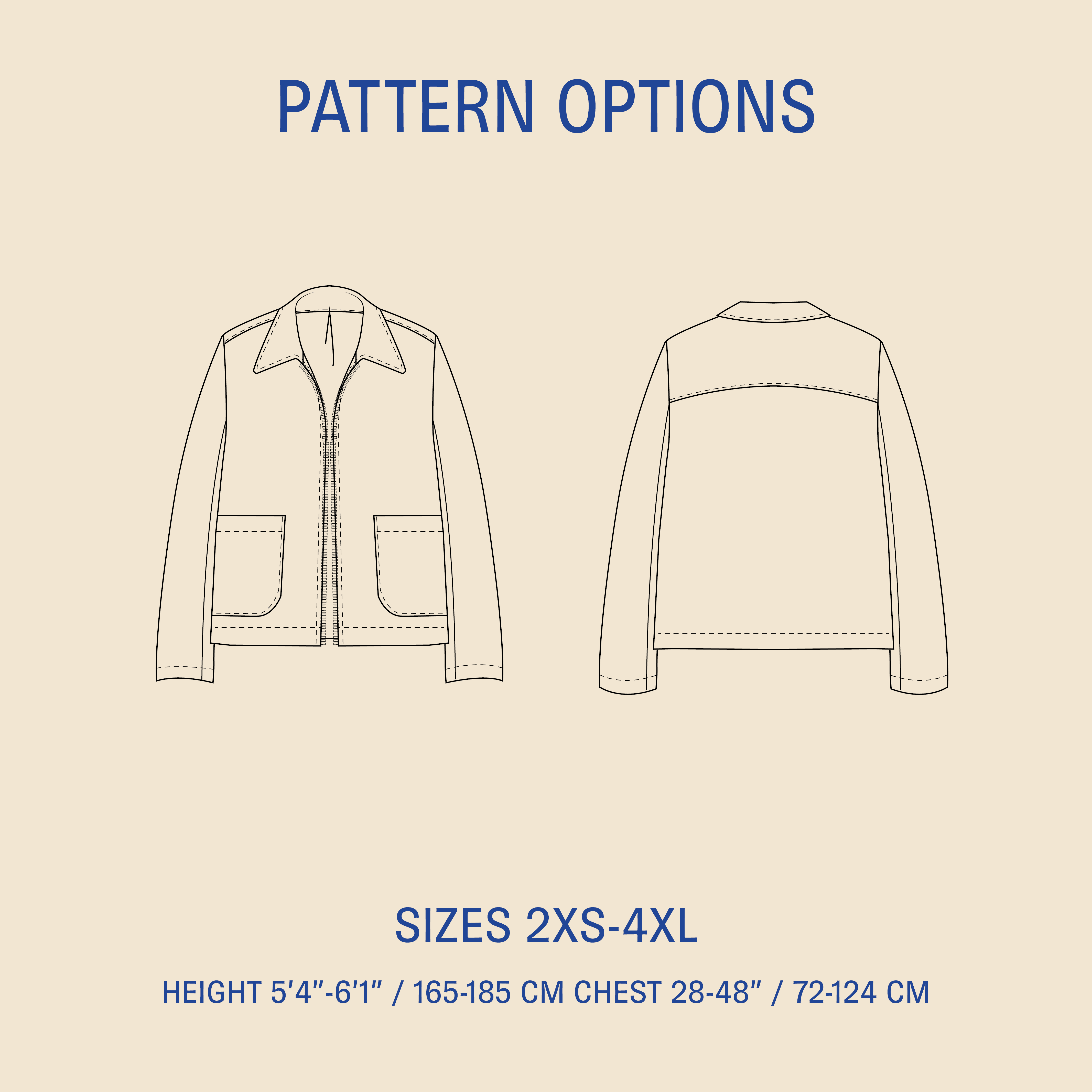 Wardrobe By Me Bear Jacket - 2XS-4XL - PDF Pattern - Image 12